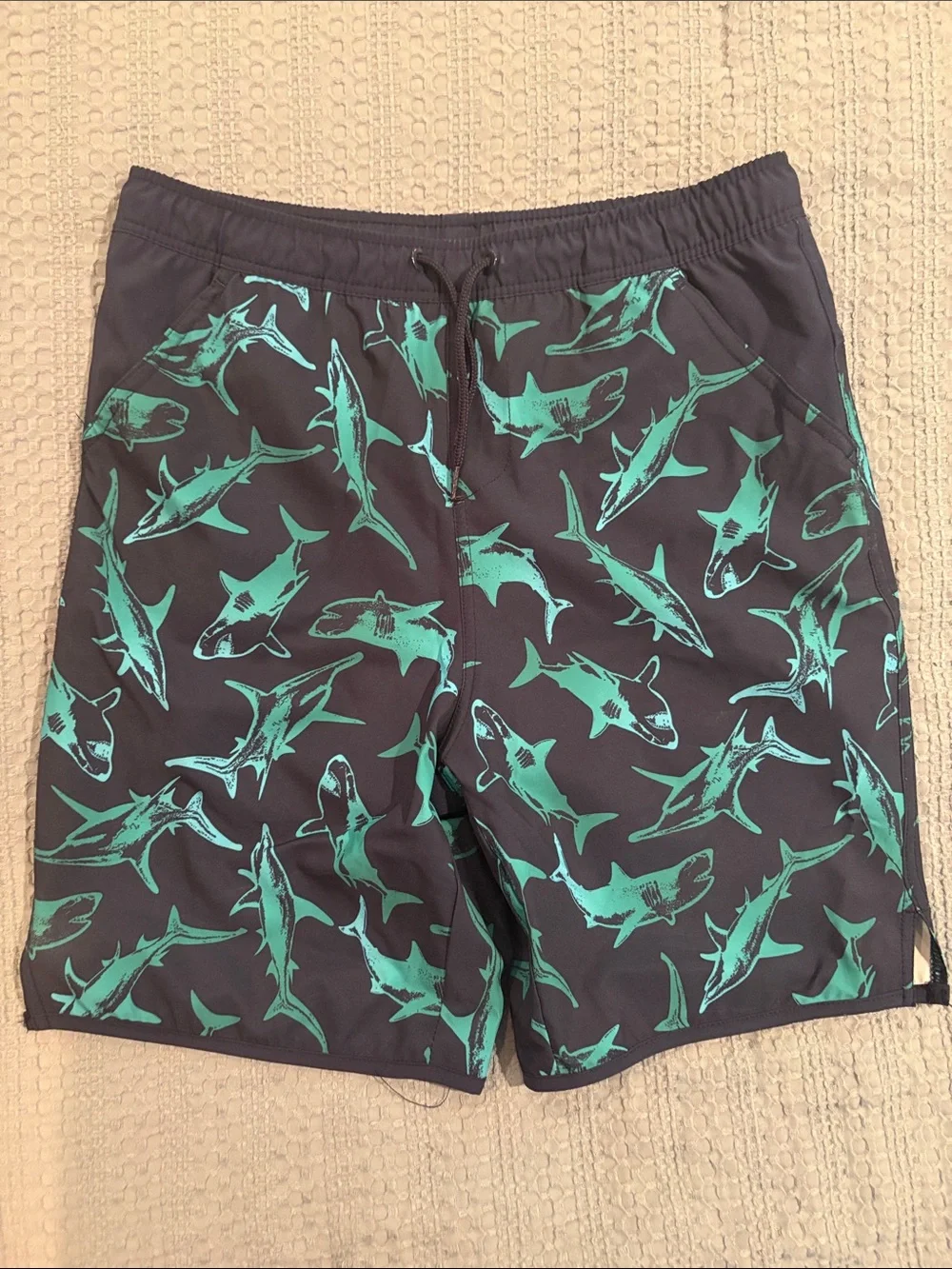 Under Armour & Lands End Boy’s Swim Shorts - 2 Pack, Size 14/16